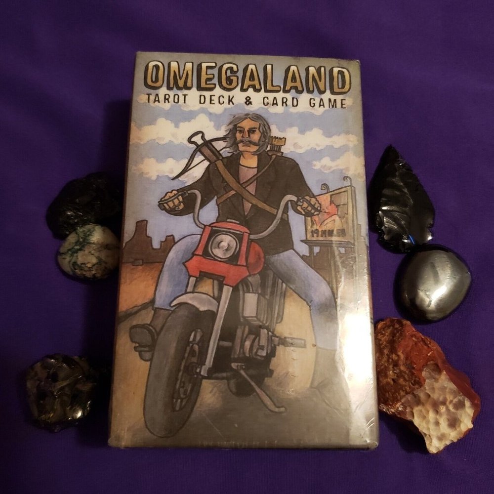 Omegaland Tarot Deck and Card Game by Joe Boginski Sealed Authentic Out Of Print